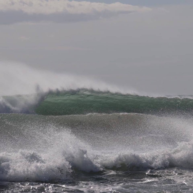 Mar con olas