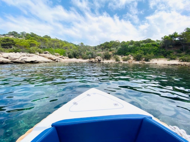 Paseo en barco en Sant Elm