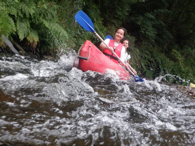 Aventura en cano por el río de Lugo