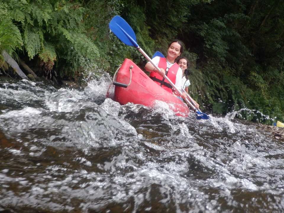 Aventura en cano por el río de Lugo