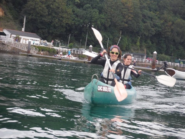 Travesia en canoa