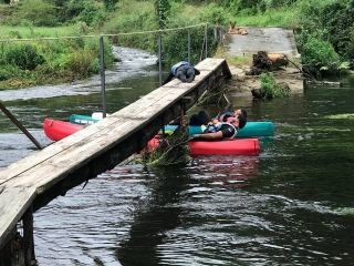 Excursão de canoa pelo Alto Navia por um dia
