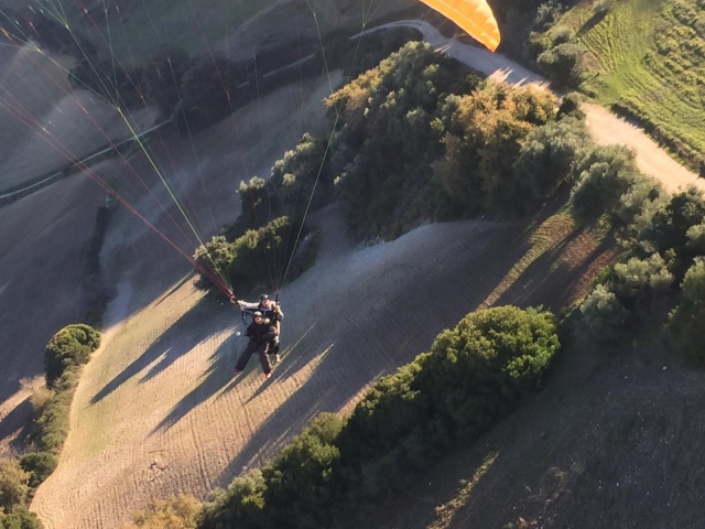 Volar en parapente por Matalascañas