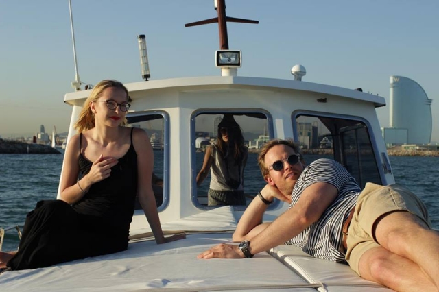 En la cubierta del barco