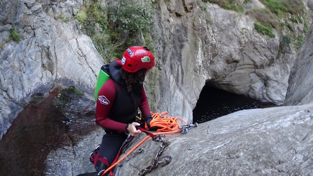  Preparing the rappel