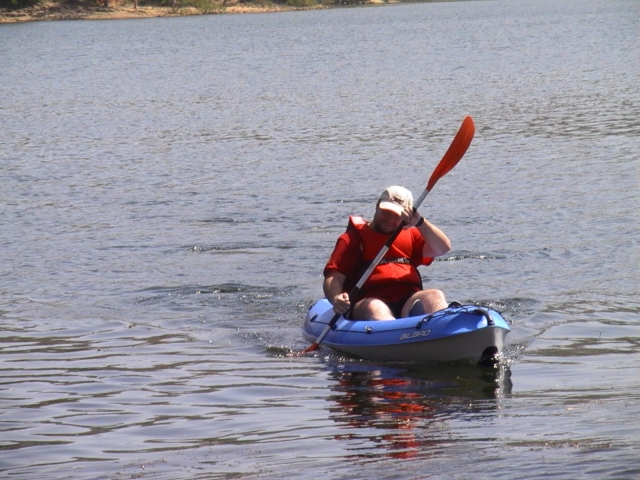 Disfrutando de una tarde de kayak