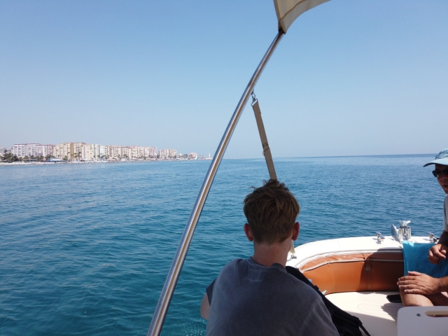 Las vistas de la Costa del Sol desde el barco