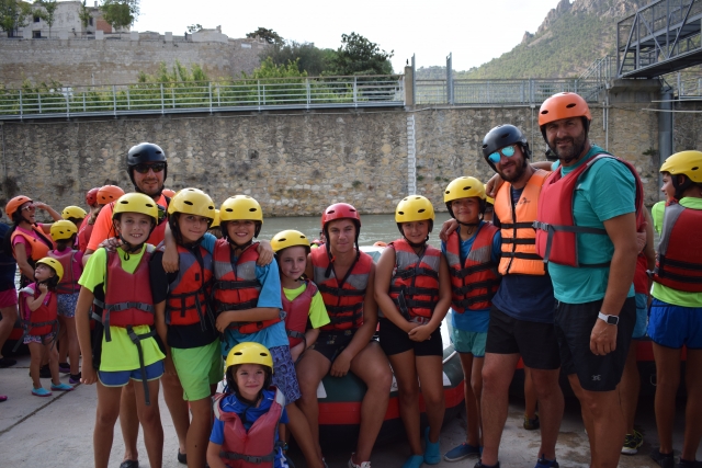 grupo despues de rafting