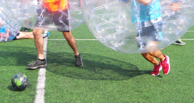Futbol con burbujas