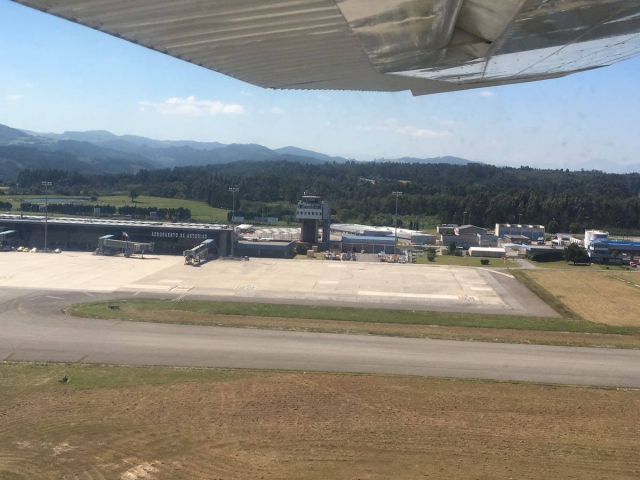  Decollo dell'aereo 