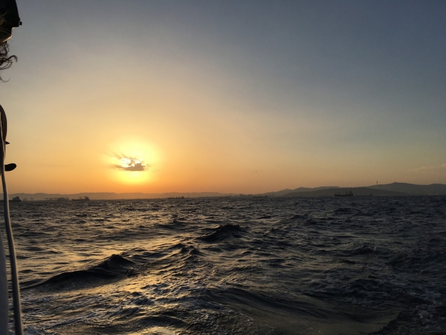 Sonnenuntergang in Barcelona 