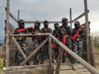 Paintball enfants balles illimitées Quijorna, 1'5h