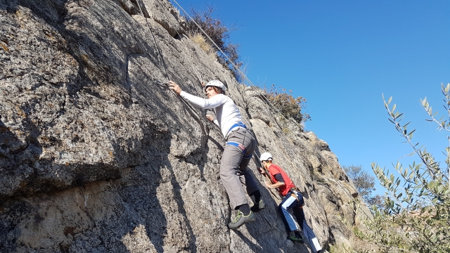 Iniciacion el La Cabrera a la escalada
