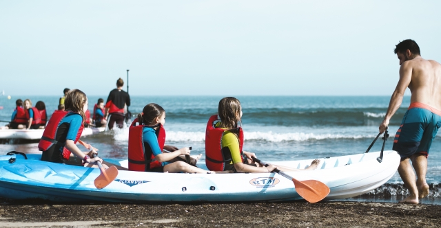 La hora de los kayaks