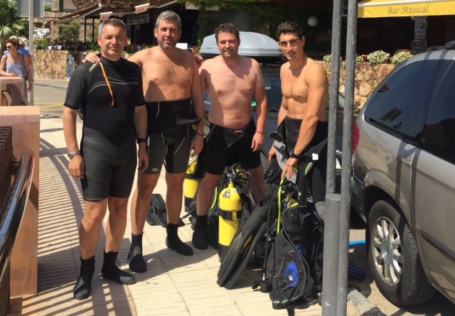 Preparados para bucear