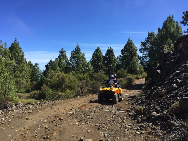  Route through the orography of La Palma 
