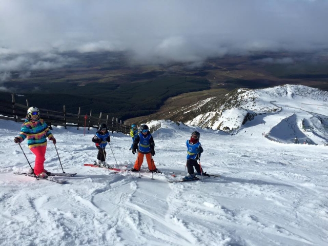 Ski course for kids 