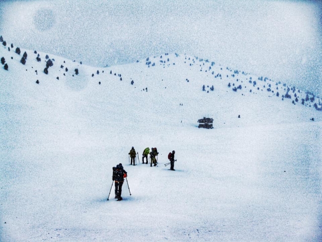  Excursão com raquetes de neve 