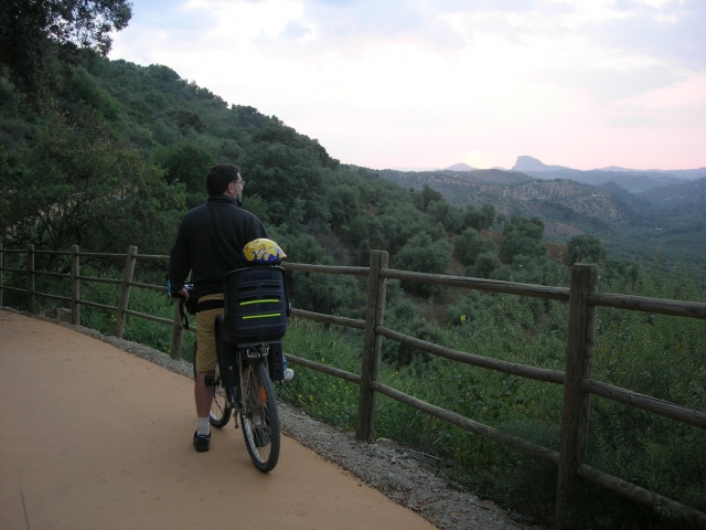 Vía Verde de la Sierra en bicicleta