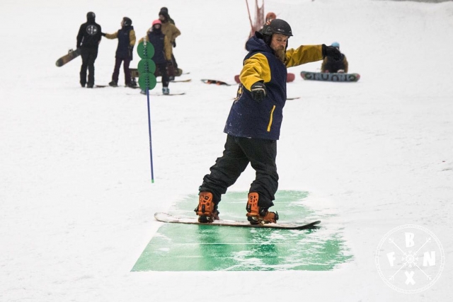 Nivel competición de snowboard