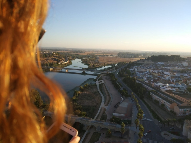  Visualizando a cidade desde o balão 