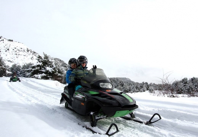  Perfect snow for our motorcycles 