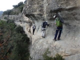 Baumes Corcades privado via ferrata iniciação, 4h