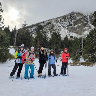 Snowshoe outing through the Catalan Pyrenees