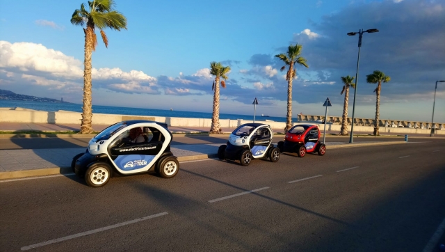 Nuestros coches en el puerto