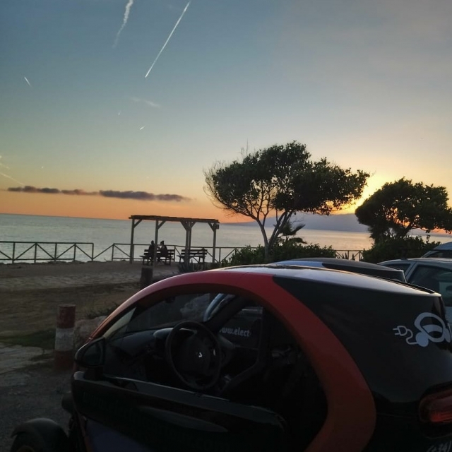 Visitando el puerto de Málaga