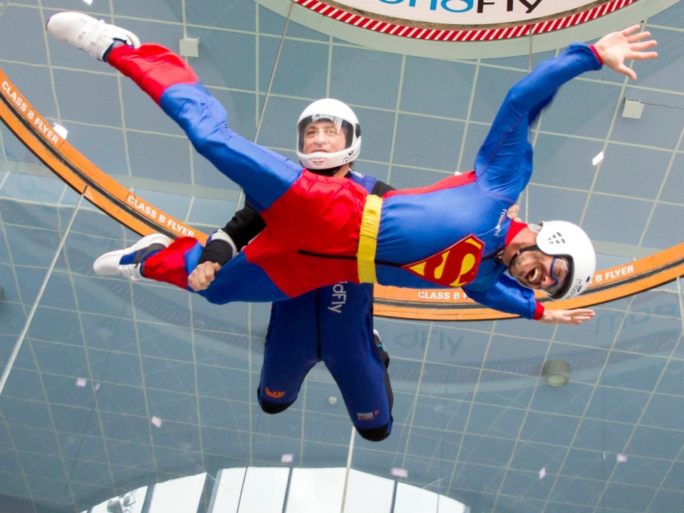Superman en el túnel