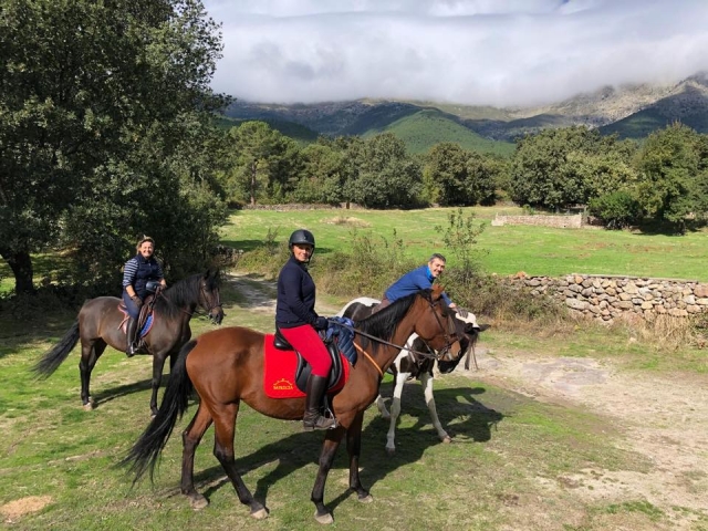 Ruta ecuestre en Piedralaves