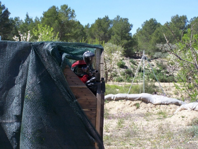 Camuflado para disparar