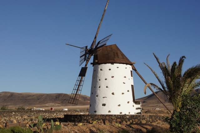 Molino de viento en Corralejo 