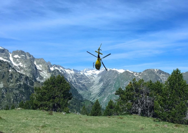 Paseo aereo en Salardu