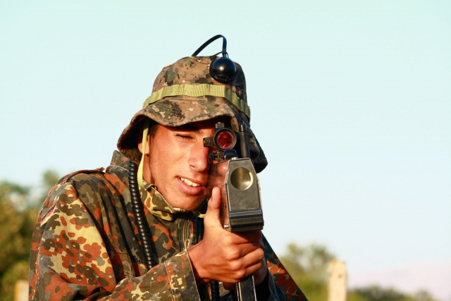  Laser soldier for combat 