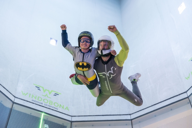  Batman im Windkanal 