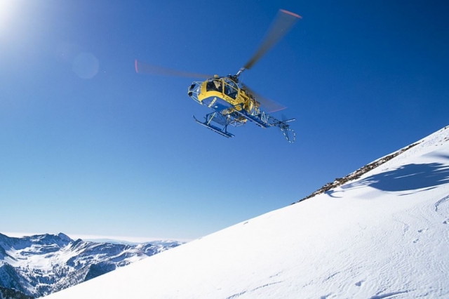  Sorvolando il pendio innevato