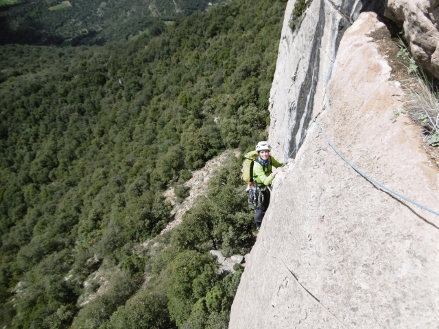  Escalade sur de longues voies à Barcelone 
