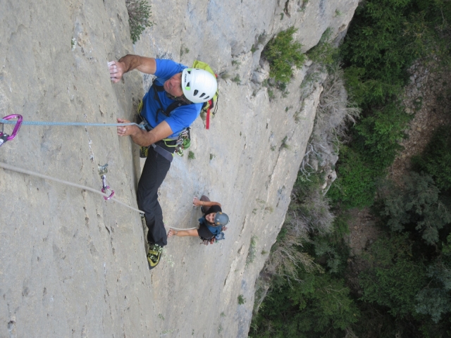  Grimpeur en section verticale 