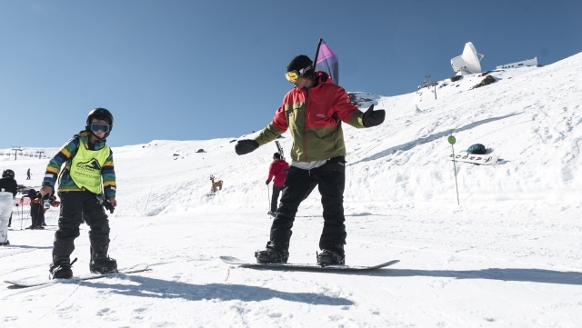 Aprendiendo Snowboard en Granada