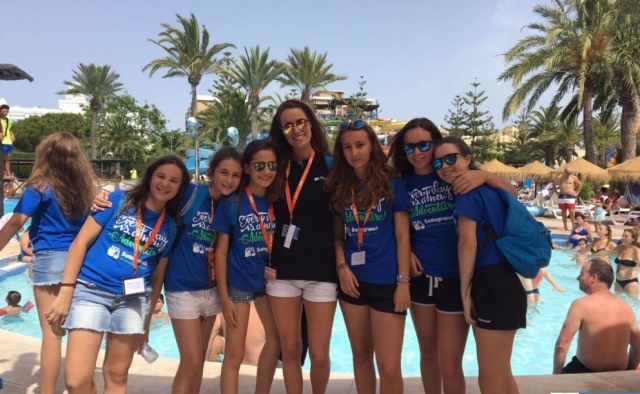 Foto con la profesora