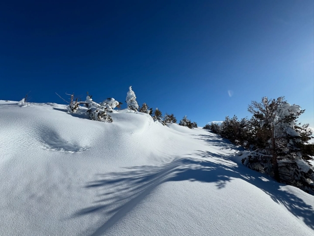  Winter hiking in Sierra Nevada 