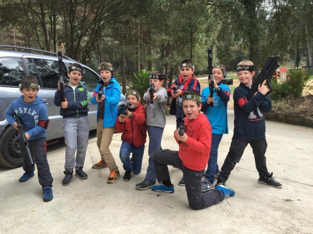  Afternoon of paintball and friends 