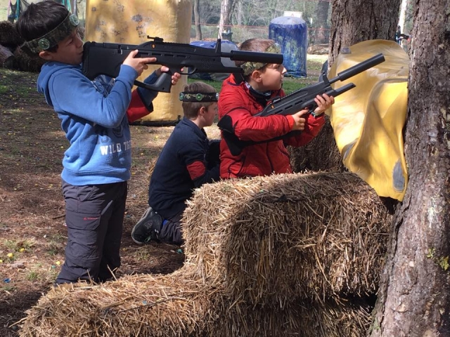  Paintball game for children 