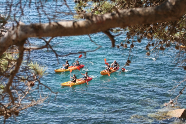 Diversión en kayak