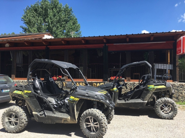 Buggies ready to travel the road 