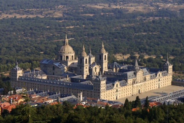 El Escorial visto dall'alto 