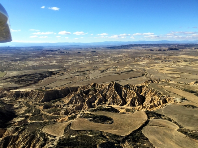  Bardenas Reales vom Himmel aus