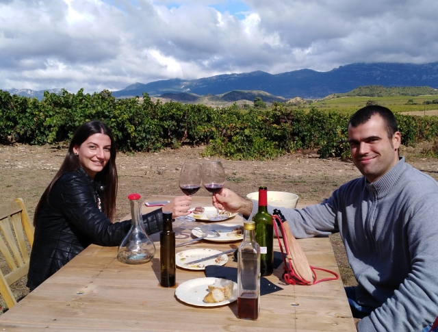 Picnic entre viñedos